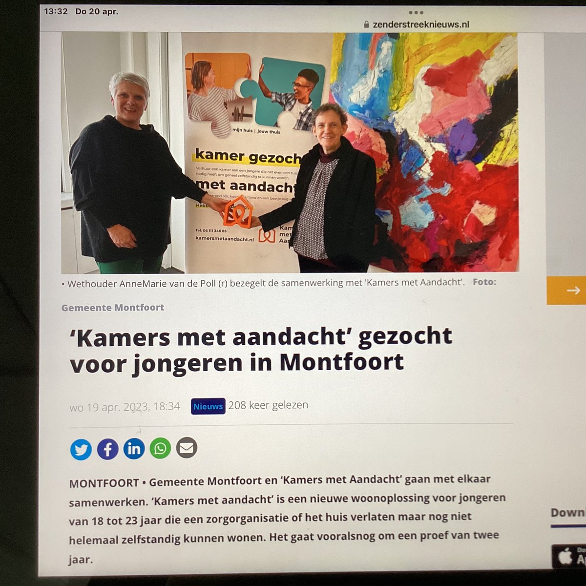 Huisvesten van jongeren met sociaal betrokken kamerverhuurders. Voor jongeren die nog niet geheel zelfstandig kunnen wonen. Jongeren krijgen sociale aandacht van de verhuurder en professionele begeleiding van het sociaal team. Help jongeren zelfstandig te worden@Kamers_Aandacht