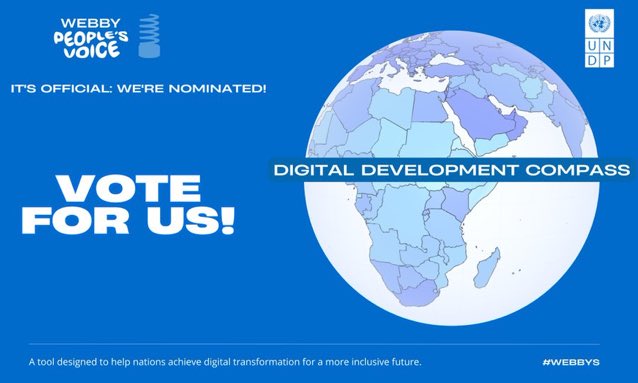We need just a few more votes in this last 24 hours of the @TheWebbyAwards !!! 

Voting for our Digital Development Compass will help us support more countries in their #digital journeys!  

Please go to go.UNDP.org/qQWe

#digitalUNDP #WebbyAwards