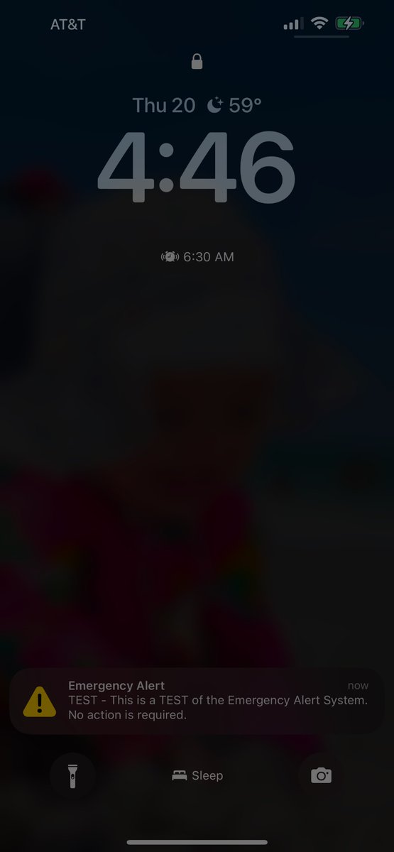 kathe_gee's tweet photo. To whoever set off this emergency Alert TEST at 4:45am… your mom is a Ho. https://t.co/cGGmADiBil