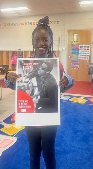 BESseagulls's tweet photo. Congratulations to Ms. Smith and Ms. Harding's 3rd grade Ss! They were selected as a winning class for February's Black History Month @AdobeExpress challenge. Students received a printed poster of their work. Thank you @AdobeForEdu! #AdobeEduCreative @BeaufortSchools https://t.co/iNEJ6p1xRu