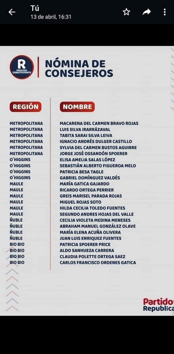 maca_allendes's tweet photo. Este 7 de Mayo vota por Republicanos ⬇️ https://t.co/9tn6hB76Gh