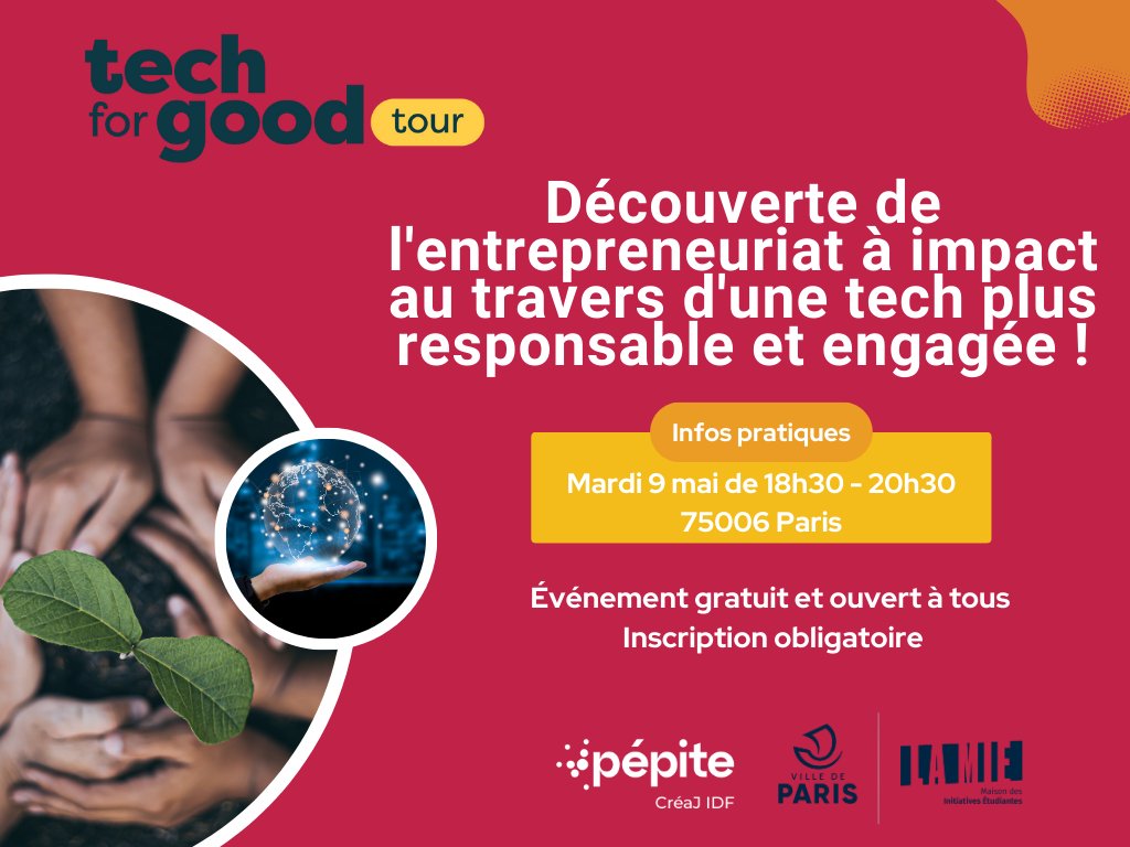 Cette année, nous ouvrons un atelier de sensibilisation auprès de nos profils tech dans le cadre du <a href="/TfGTour/">Tech for Good Tour</a>. 
Tout ça pour accélérer les réflexions et actions pour construire une tech plus engagée et responsable. 🦾

📍 Rendez-vous ici : eventbrite.fr/e/billets-deco…
