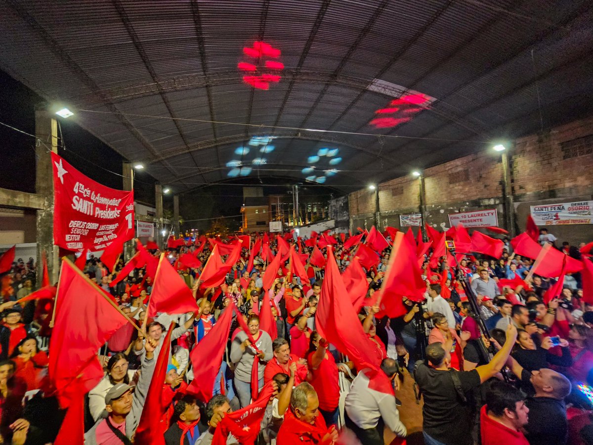 LuisFernan_py's tweet photo. ¡Desde Capiatá saldrá el primer grito de Victoria de la LISTA 1!

Disfrutamos un multitudinario encuentro en mi querida ciudad, acompañado por la dupla Presidencial @SantiPenap -  @AllianaPedro, el  Senador @OsorioDerlis, candidatos y dirigentes del distrito. https://t.co/aTRKMOwjCh