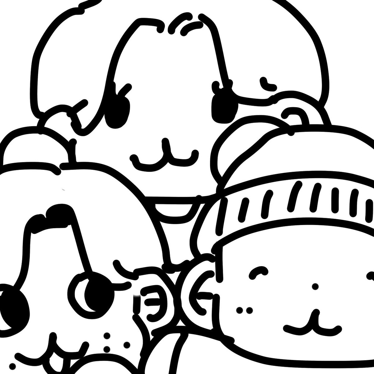 MMKJtabetai's tweet photo. 段々犬に見えてくる3人 https://t.co/yMd3GCmflo