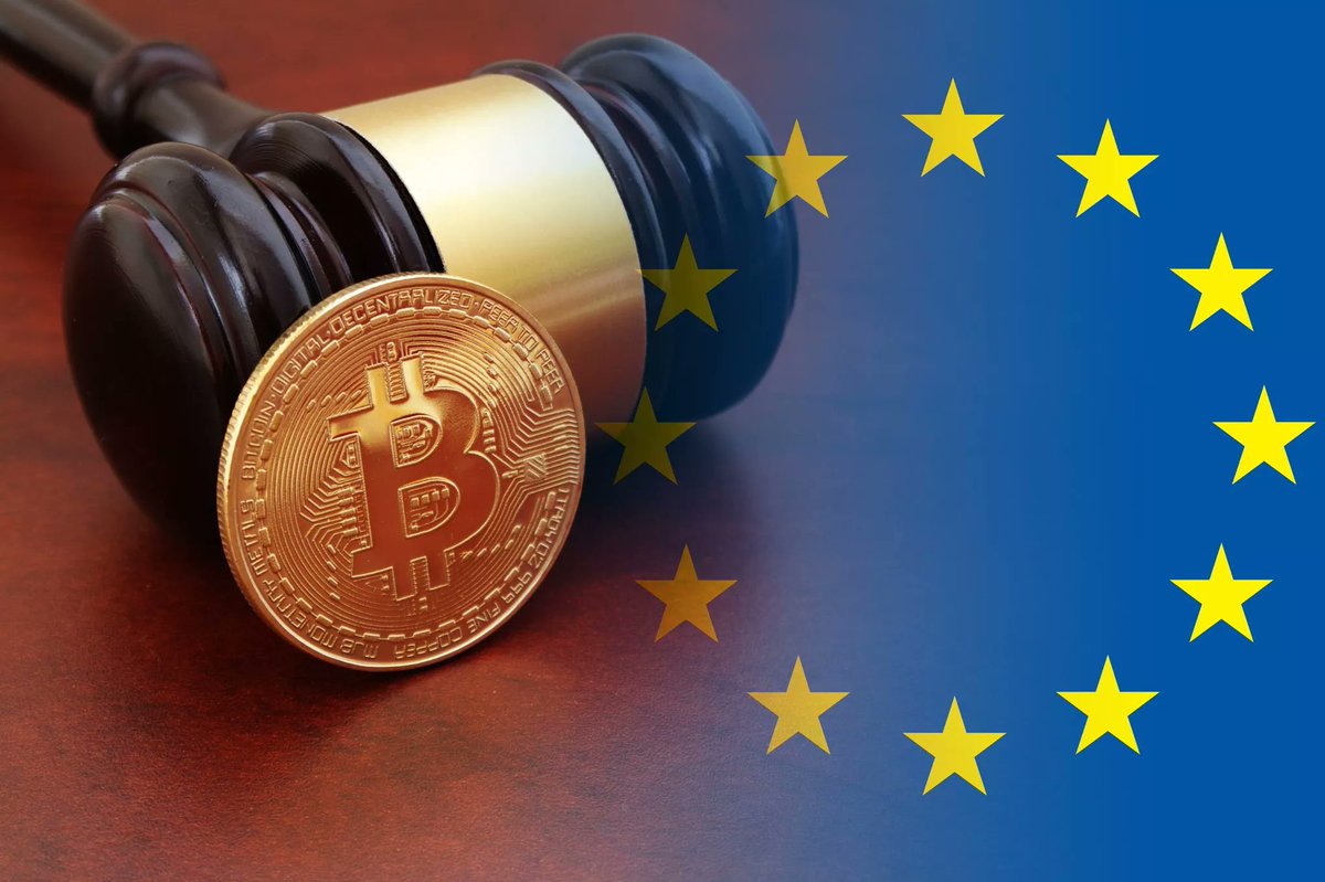 V_Chaponnay's tweet photo. 🚨 FLASH - MiCa est définitivement approuvé par le parlement 🇪🇺

D'ici 2024, les fournisseurs de services #crypto basés dans l'UE devront partager certaines informations sur leurs clients avec le régulateur (identité, historique des transactions).

Le secteur se financiarise 🏦 https://t.co/GXXtIy7fCD