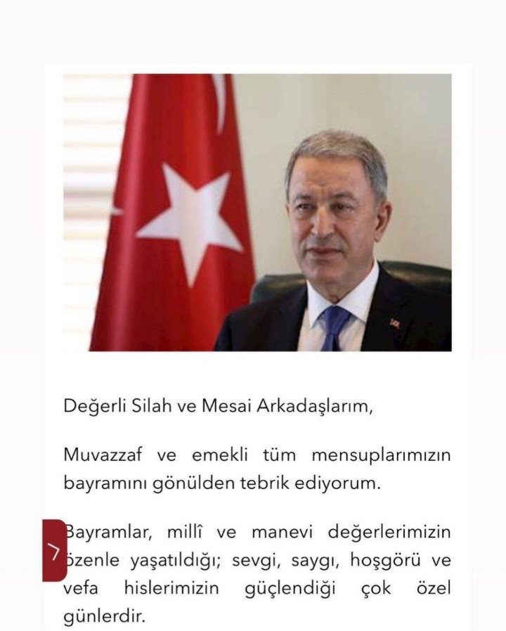 Uzman Çavuşlara Üvey Evlat Muamelesini Bırakın Artık

Bizim çocuklarımız bir bayram tebriğini bile haketmiyormu?

<a href="/alitilkici38/">Ali Tilkici 🇹🇷</a> 
#UzmanÇavuş

( Hulusi Akar )