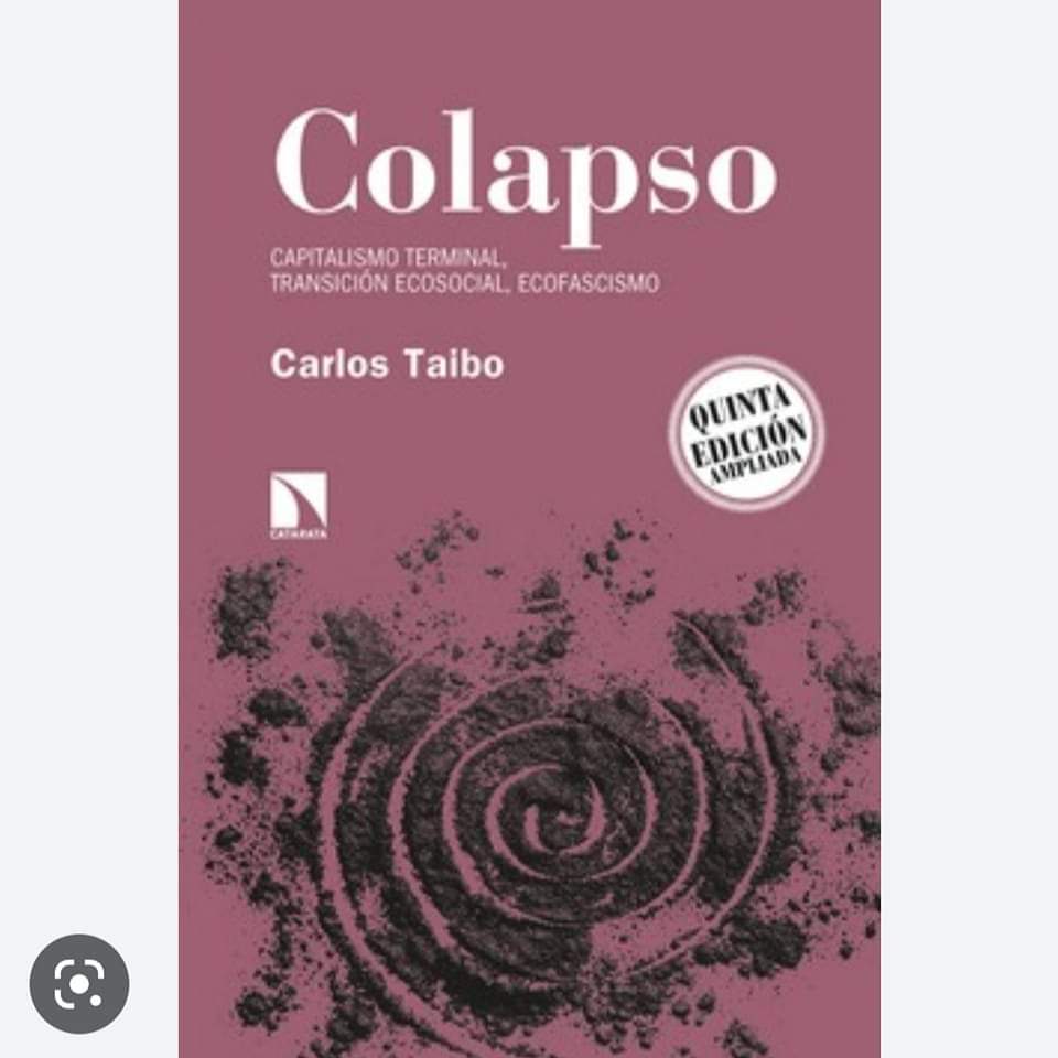 GuillermoMarto1's tweet photo. Me cuentan que un profesor del IES Joan Miró de San Sebastián de los Reyes tenía como libro de lectura obligada para sus alumnos "Colapso" de @carlos_taibo . Su objetivo era fomentar e incentivar la lectura crítica entre el alumnado. Hasta ahí todo parece correcto. https://t.co/Qqx4c9a1xF
