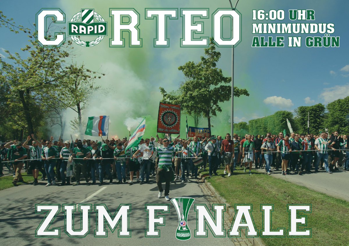 SektionMeidling's tweet photo. Corteo zum Finale! https://t.co/MLScZBDNT1