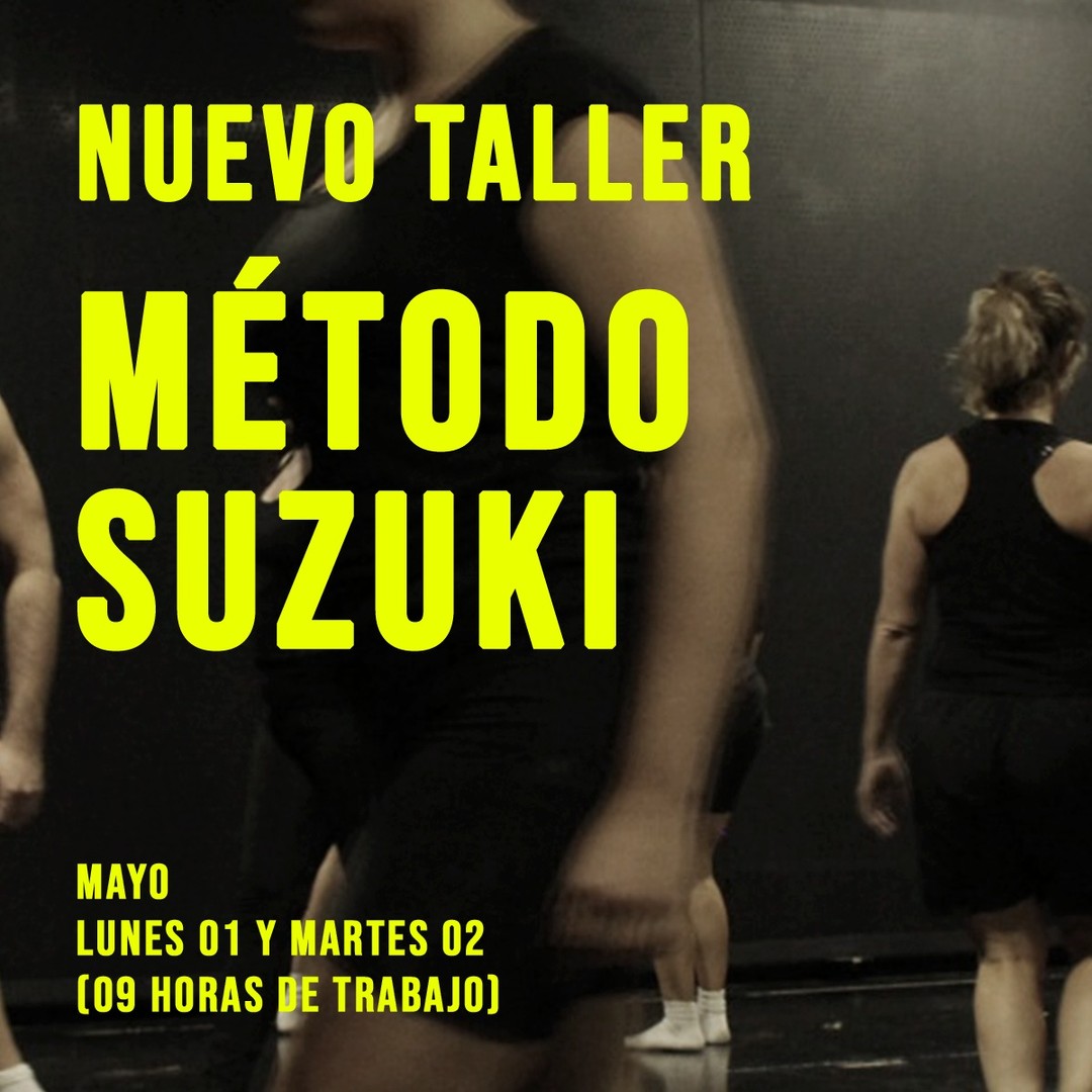 INTENSIVO SUZUKI

📅 Mayo: Lunes 1 y Martes 2. 10h a 14:30h

➡️ Abierto el plazo de inscripción. Más info e inscripciones a través de teatrolabmadrid@gmail.com o a través del formulario en nuestra página web.

#teatro #actor #actriz #suzuki #teatrolab #entrenamiento #intensivo