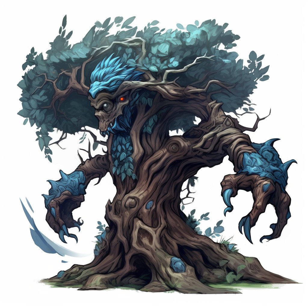 juxton's tweet photo. Blue Treant #AlphaGuild #GuildArt https://t.co/OSplGyVkLs