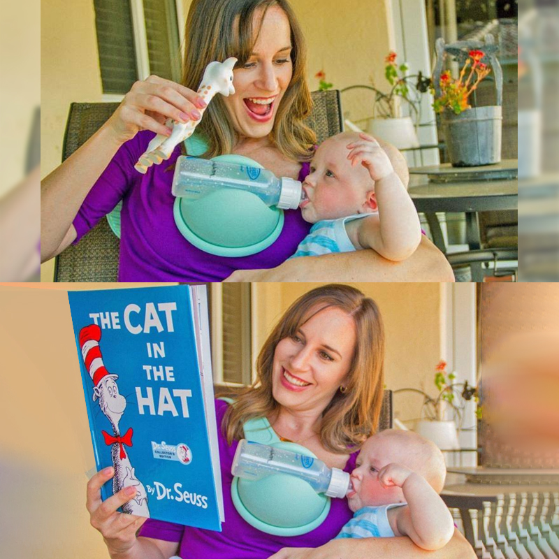 The Free Hand Baby Bottle Holder: The lazy Parent's Dream Come True 😀👩‍🍼