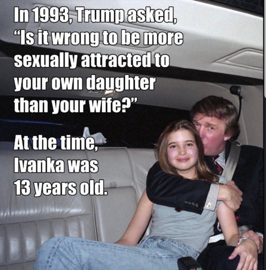 vonhowland's tweet photo. @scrowder So trump should? The guy was Epsteins bud and deep down even Maga now he’s guilty as hell. https://t.co/hMFPuReYVz