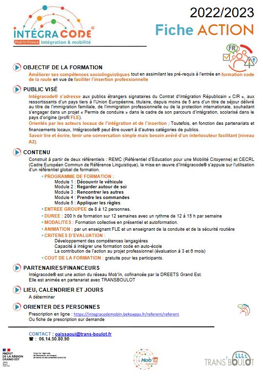 MLNM_th's tweet photo. Formation avec remise à niveau primo arrivant sur intégracode de Transboulot.... https://t.co/iNHDMUGWgc