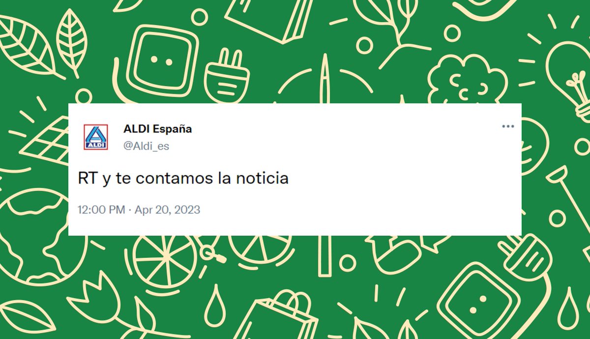 Aldi_es's tweet photo. Si quieres que te alegremos este jueves, RT y te damos una noticia que seguro que te alegrará un poquito más el día. 😊🙌🙌 https://t.co/6xsfdHfty5
