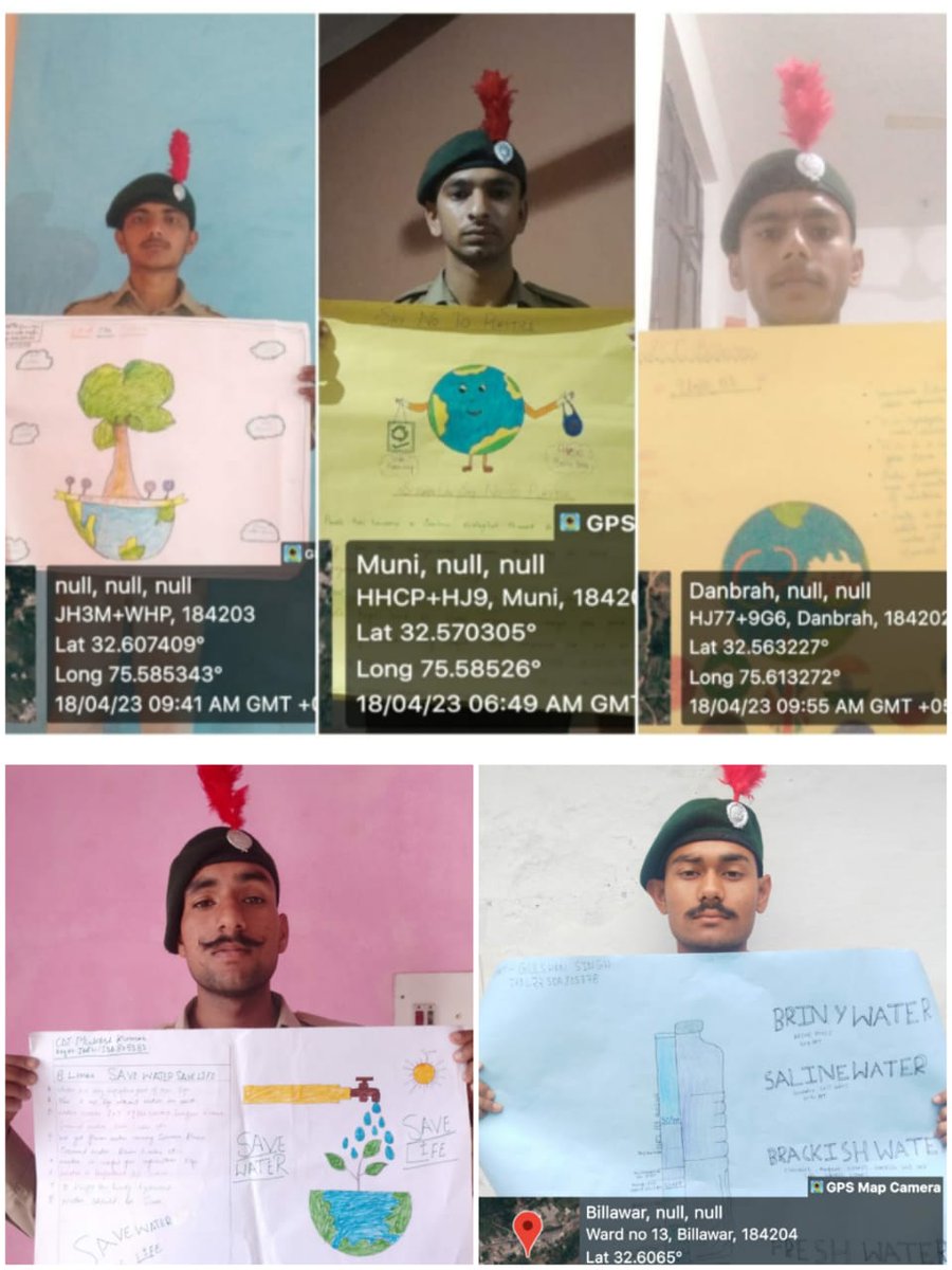 nccgdcb's tweet photo. NCC GDC billawar 
16th of April 2023: NCC Wing GDC Billawar organised 'Online Poster Making competition' on the theme ' One  Earth, One Family, One Future ' under the banner "India's G20 Presidency" Under the supervision of CTO Dr. Rajni kumari
@HQ_DG_NCC 
@DteJKL https://t.co/i4TYFPX2oF
