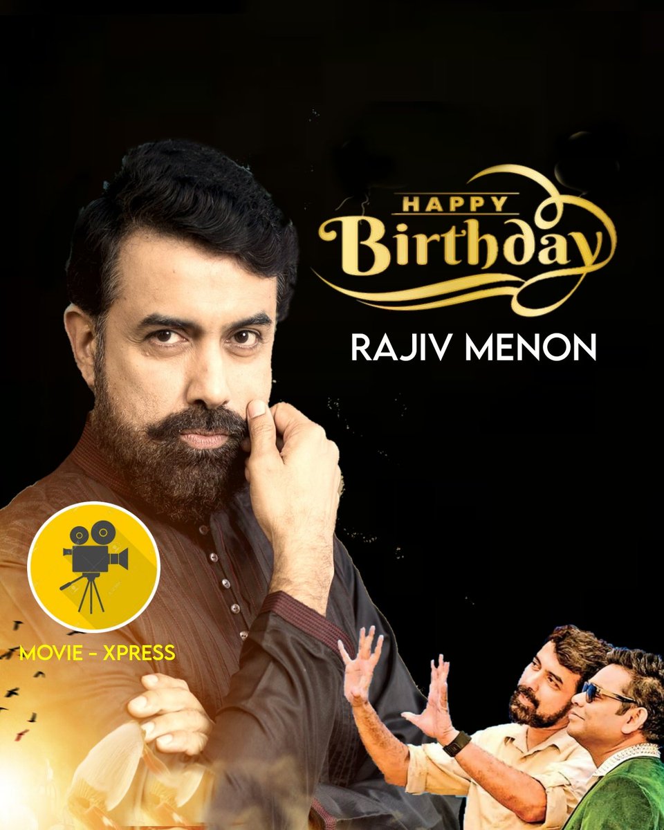 Excellent Cinematographer  Writer , Director Talented Actor 
  @DirRajivMenon Birthday. 
#HbdRajivmenon sir #RajivMenon
 #HappybirthdayRajivmenon