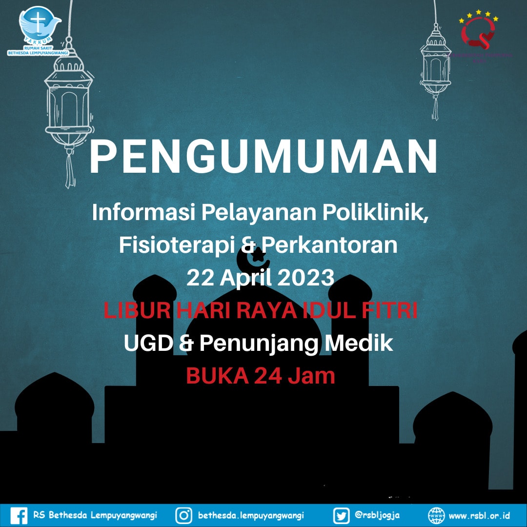 rsbljogja's tweet photo. Informasi Libur Hari Raya Idul Fitri
Informasi hubungi Humas dan Marketing kami 
Cek link di bio kami ⬆️⬆️⬆️ https://t.co/zzqnYOyoL4
