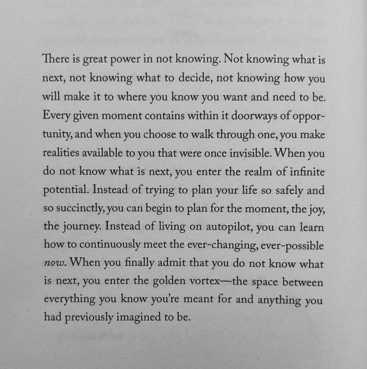 bookpoets's tweet image. there is great power in not knowing