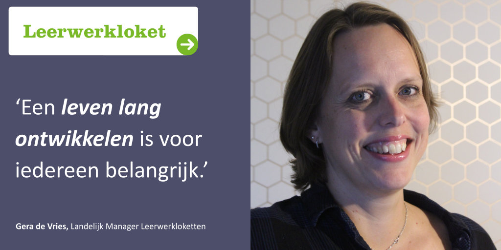 April is de Maand van Leren en Werken. Gera de Vries, landelijk manager Leerwerkloketten, is trots op wat de Leerwerkloketten deze maand allemaal organiseren. 

Wil je weten wat er in jouw regio wordt georganiseerd? Kijk dan op leerwerkloket.nl/evenementen