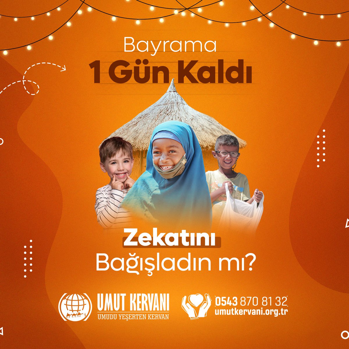 Zekatınızı bağışladınız mı?

Ramazan ayında #zekat bağışlarınızı ihtiyaç sahibi kardeşlerimize ulaştırıyoruz. Siz de zekat bağışında bulunarak ihtiyaç sahibi kardeşlerimize destek olabilirsiniz.

📲: 0543 870 81 32
🌐 umutkervani.org.tr/bagis