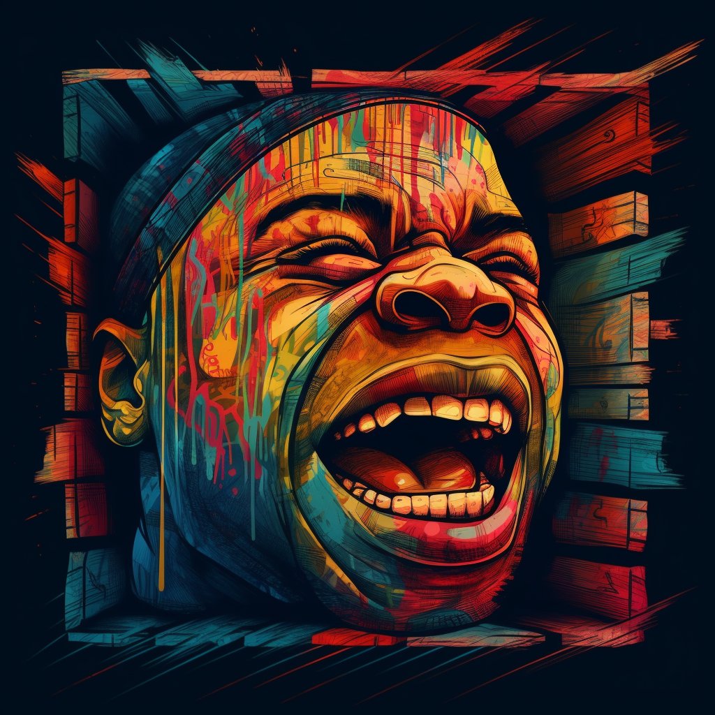 Smeni_Ton's tweet photo. Rapper Basta Rhymes packs mouths in a wooden box, drawn in the style of artist Francis Bacon, vibrant colors, high drawing depth, high detail, 8k resolution --s 250 --v 5 #HipHopArt #MidJourny #DesignInspiration #InfiniteCreativity #midjourneyart
#CelebrityMashup
#ArtHumor https://t.co/brlBemVfZK