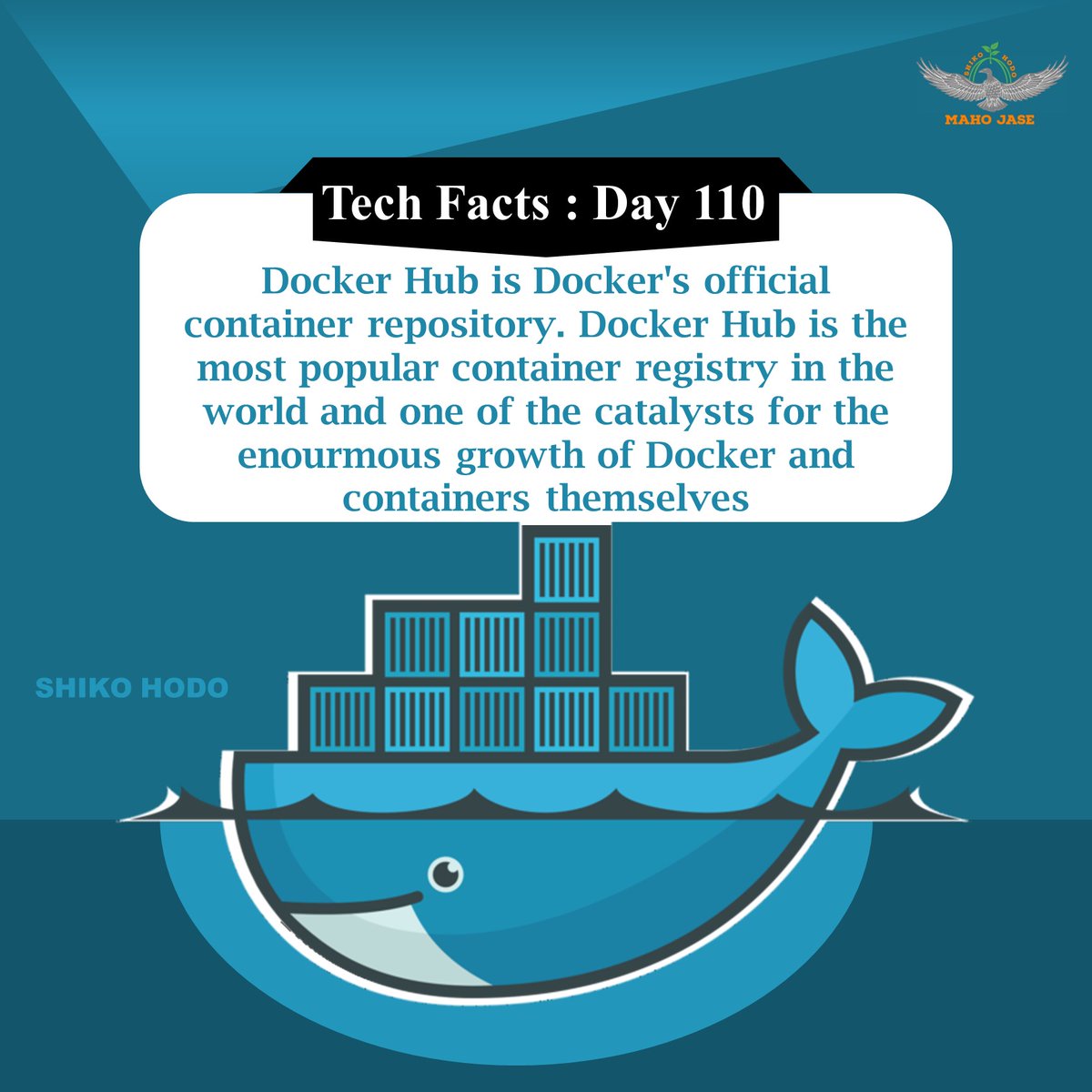 mahojase's tweet photo. Tech Facts : Day 110

#docker #programming #technology #dockercontainers #dockerfile #dockerdevelopment #development #dockerprogramming #dailytechfacts #Mjit https://t.co/SwNStZrM0w