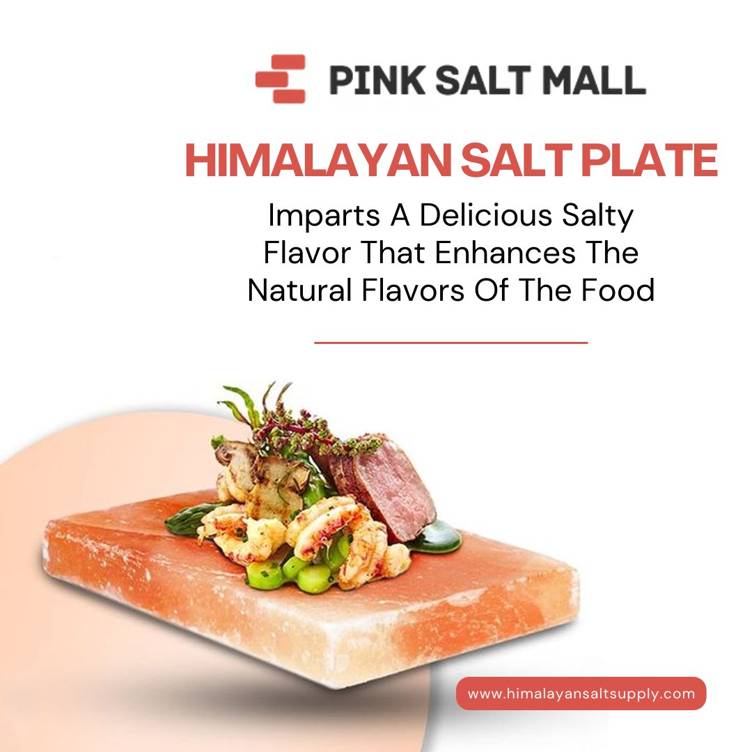 PinksaltMall's tweet photo. Spice up your cooking with our Himalayan pink salt plates! 🔥🍴 
Our plates add a delicious salty flavor to your dishes. 🌟 Order now and add a touch of pink to your kitchen! 💖 

#HimalayanPinkSalt #CookingPlates #NaturalBeauty #SaltMining #salt #pinksalt #himalayas https://t.co/ZS6MPxKKSw