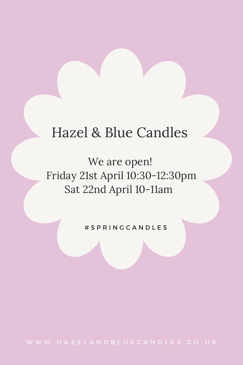 Hazel & Blue Candles tweet media