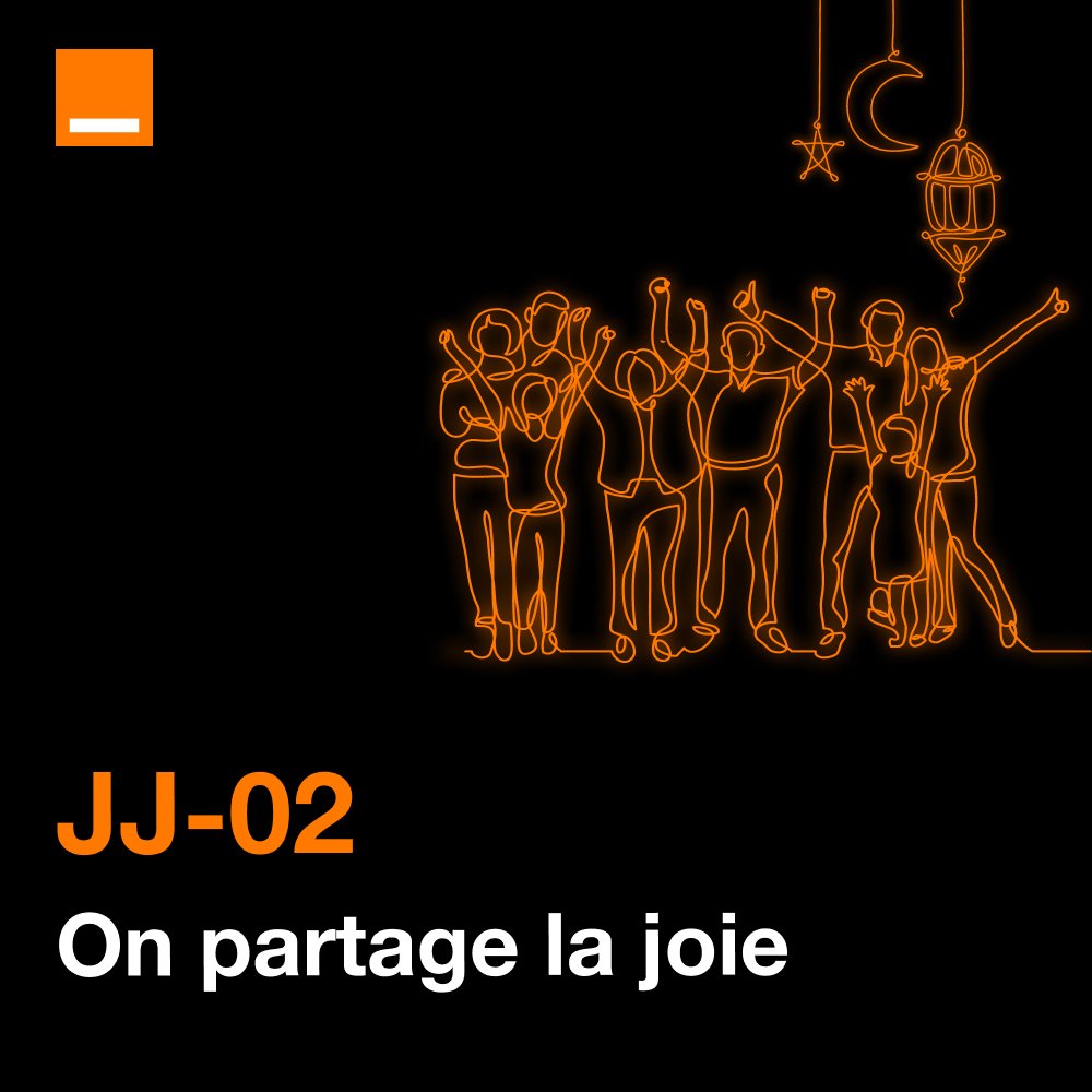 Orange_Cameroun's tweet photo. JJ-02 avant la clôture du mois de Ramadan.
Avec vous, nous partageons la joie🤩🤸
---
DD-02 until the end of the month of Ramadan
We are sharing joy with you🤩 🤸
#Ramadan2023
#MaxdePartage
#MaxSharing https://t.co/M4yhDJdjzn