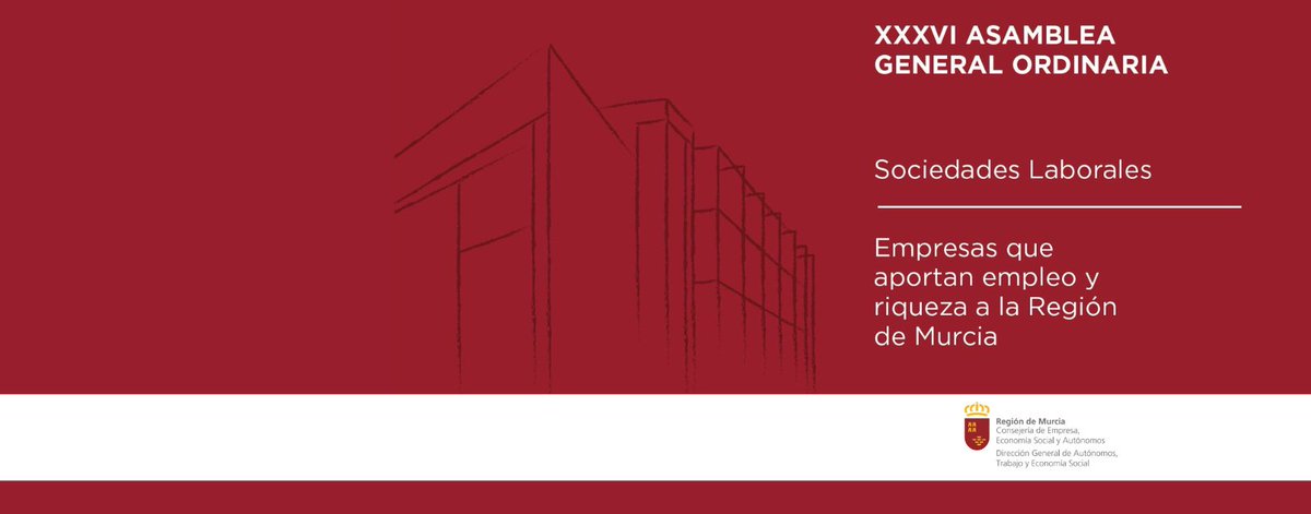 Amusal's tweet photo. Mañana celebraremos nuestra XXXVI Asamblea General Ordinaria con el lema "Empresas que aportan Empleo y Riqueza a la Región de Murcia". #amusal #SociedadesLaboralesRM https://t.co/ug8cJjlnGM