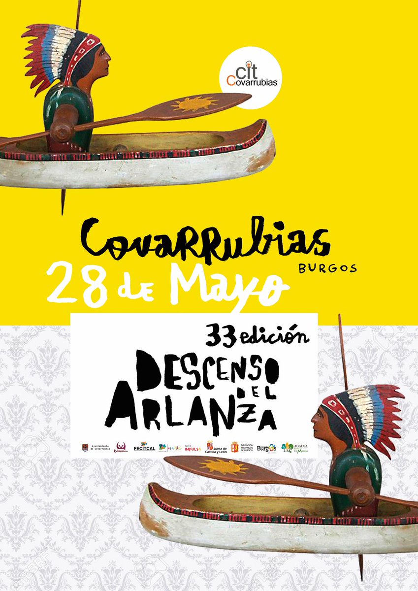 CovarrubiasCIT's tweet photo. ✨ Compartimos con vosotros el cartel de la XXXIII edición del descenso del Arlanza 🚣.
Iremos colgando el resto de información. ¡¡Animaos y venid que aquí os esperamos!!
@ArlanzaRural @CyLesVida https://t.co/jwKTbX3W3Q