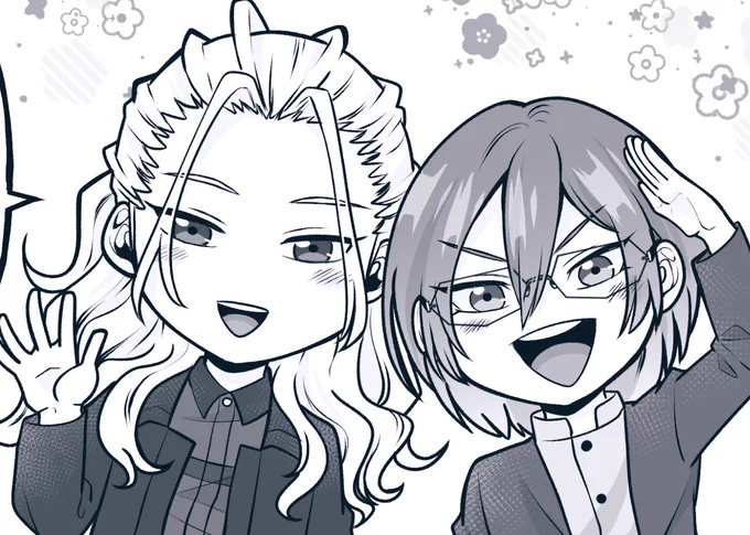 ご挨拶させて頂いた方に押し付ける漫画描けたよ🫱 