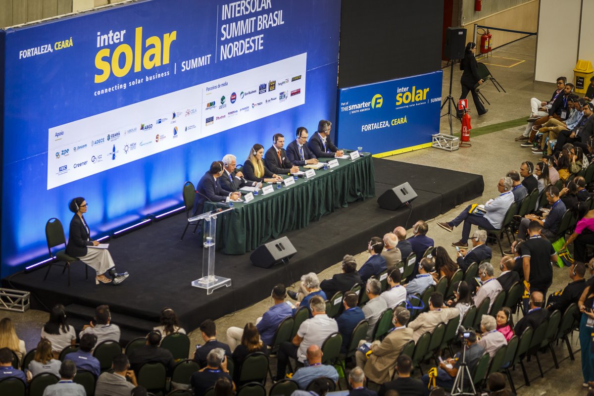 TheSmarterE's tweet photo. We thank all partners, exhibitors, sponsors, speakers and visitors for joining us at the Intersolar Summit Brasil Nordeste in Fortaleza!
Will we meet again at The smarter E South America in Sao Paulo August 29–31, 2023?
#IntersolarSA #ThesmarterESA #Brazil #solar #energystorage https://t.co/FOEiHb8k3h