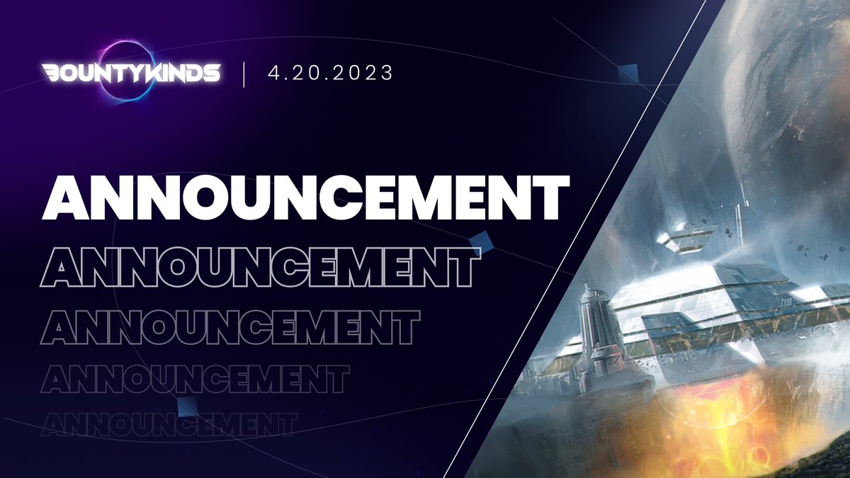 bountykinds's tweet photo. 👉📣𝗜𝗠𝗣𝗢𝗥𝗧𝗔𝗡𝗧 𝗔𝗡𝗡𝗢𝗨𝗡𝗖𝗘𝗠𝗘𝗡𝗧📣👈

We have a lot of important announcements today so make sure you catch up with them

We thank your for your patience and our team will do our best in maintaining the game balance of #BOUNTYKINDS as much as we can! https://t.co/EB5YVoLMZk