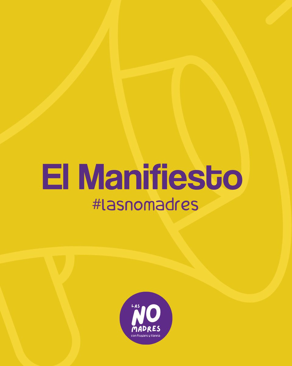 lasnomadres's tweet photo. Y si! @lasnomadres tenemos nuestro propio #Manifiesto porque somos ¡lo puto más!🤟🔥 IG podéis verlo en nuestro IG💜

#lasnomadres
#podcast
#mujereslibres
#nostrasexistimosnosotrasdecidimos
#somoslasnomadres https://t.co/KXaQMydbwz