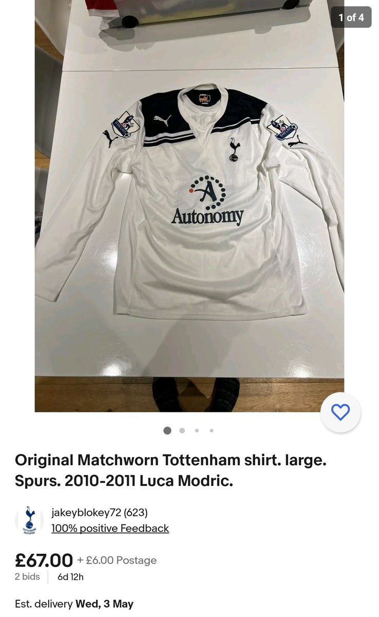 SpursShirt's tweet photo. #DONOTBUY this is not a shirt worn or issued to any player and has name, numbers and sleeve patches added to a grade B shirt that didn't make it to the club. Do not buy/bid if your looking for a genuine #MatchWorn or Player issued @SpursOfficial shirt #NOTAUTHENTIC https://t.co/SzTPJ9eKgd