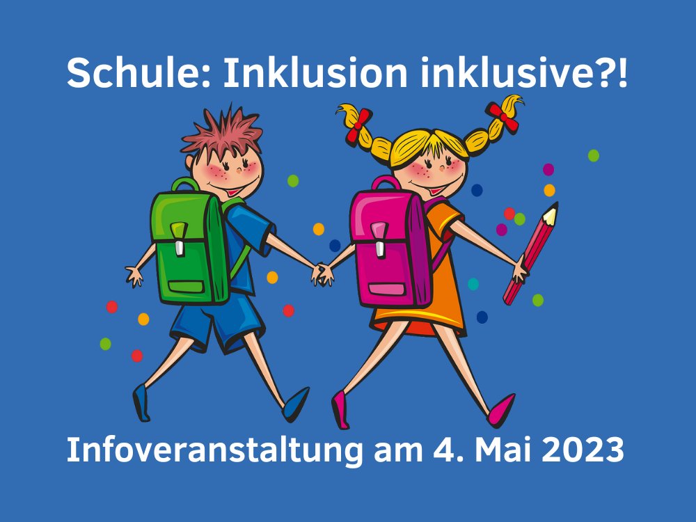 Probleme mit der Schule Ihres Kindes?
Wir bieten Eltern von Kindern mit #Behinderung Infos, Austausch und Unterstützung.
Kommen Sie zu unserer Infoveranstaltung "Schule: Inklusion inklusive?!" am 4. Mai.
⬇️⬇️⬇️
lebenshilfe-berlin.de/de/veranstaltu…