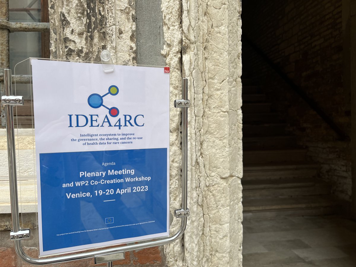 idea4rc's tweet photo. Yesterday we started the second plenary #meeting of #IDEA4RC in Venice to share updates on the work done in the first months. The meeting is organised within the second @PrivSymposium. Here is the agenda of our meeting https://t.co/QiRaPHaG9E https://t.co/JFOTzXlYuP