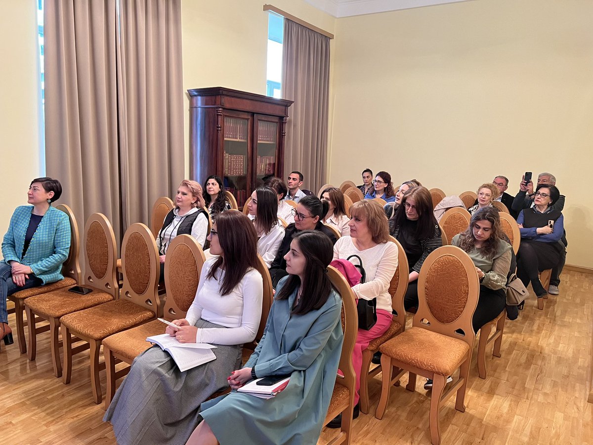 gradaranavar's tweet photo. #Happenin Libraries can play an important role in improving #scientometric indicators, public talk by Angela Repanovici, Transilvania #University_of_Brasov, Romania. @NatLibArm https://t.co/o4V76AMwQW