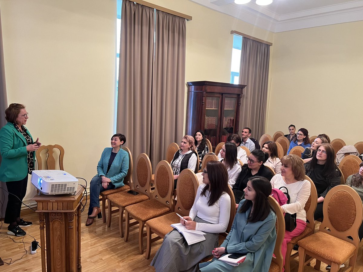 gradaranavar's tweet photo. #Happenin Libraries can play an important role in improving #scientometric indicators, public talk by Angela Repanovici, Transilvania #University_of_Brasov, Romania. @NatLibArm https://t.co/o4V76AMwQW