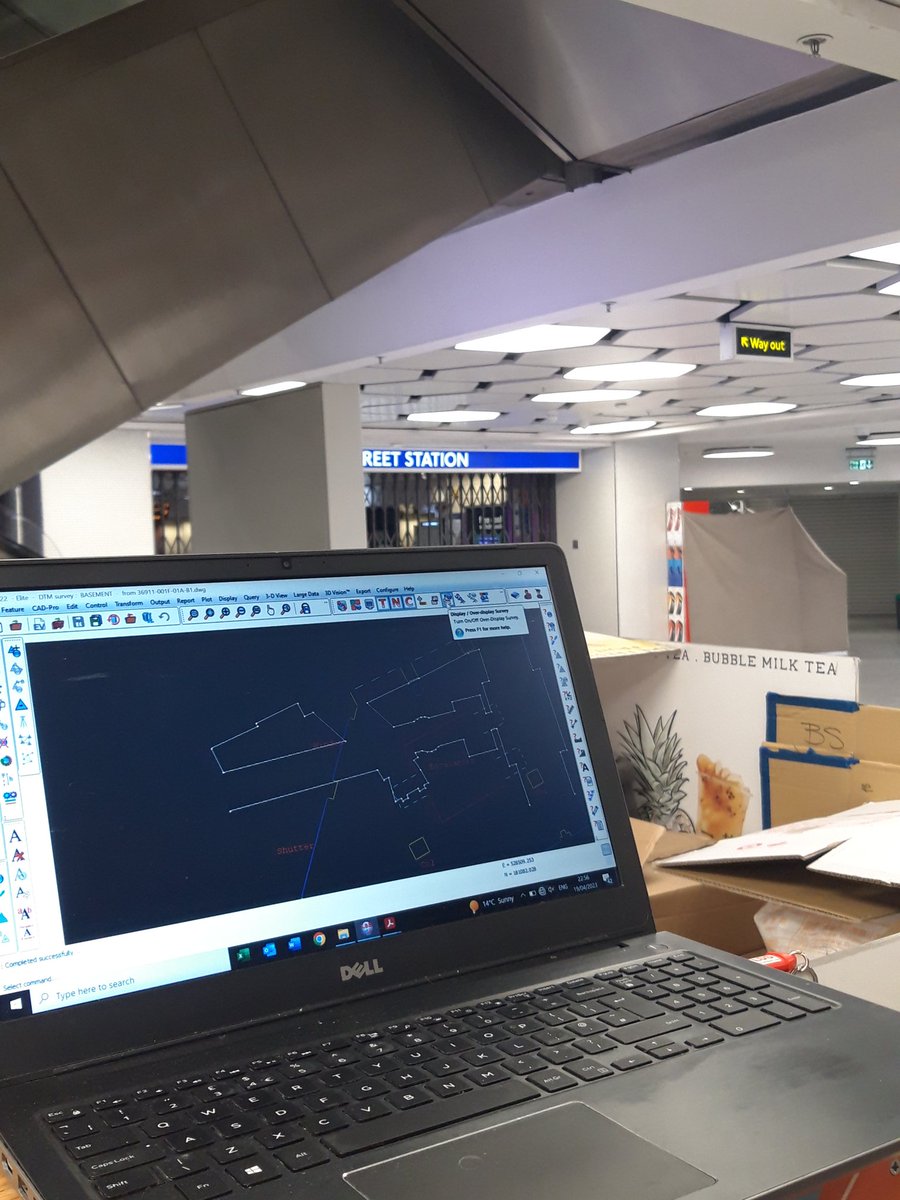 "Down in the Tube Station at Midnight" a classic song by The Jam - I don't recall mention of conference calls and design/setting out issues though!