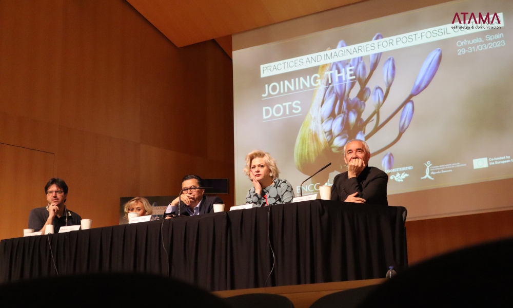 ATAMA Estrategia &amp; Comunicación ha sido uno de los coorganizadores locales del evento europeo de <a href="/EnccOffice/">European Network of Cultural Centres</a> «Joining the Dots: Practices and Imaginaries for Post-Fossil Cultures», en el entorno del Auditorio de la Lonja de Orihuela.

atama.global/atama-estrateg…