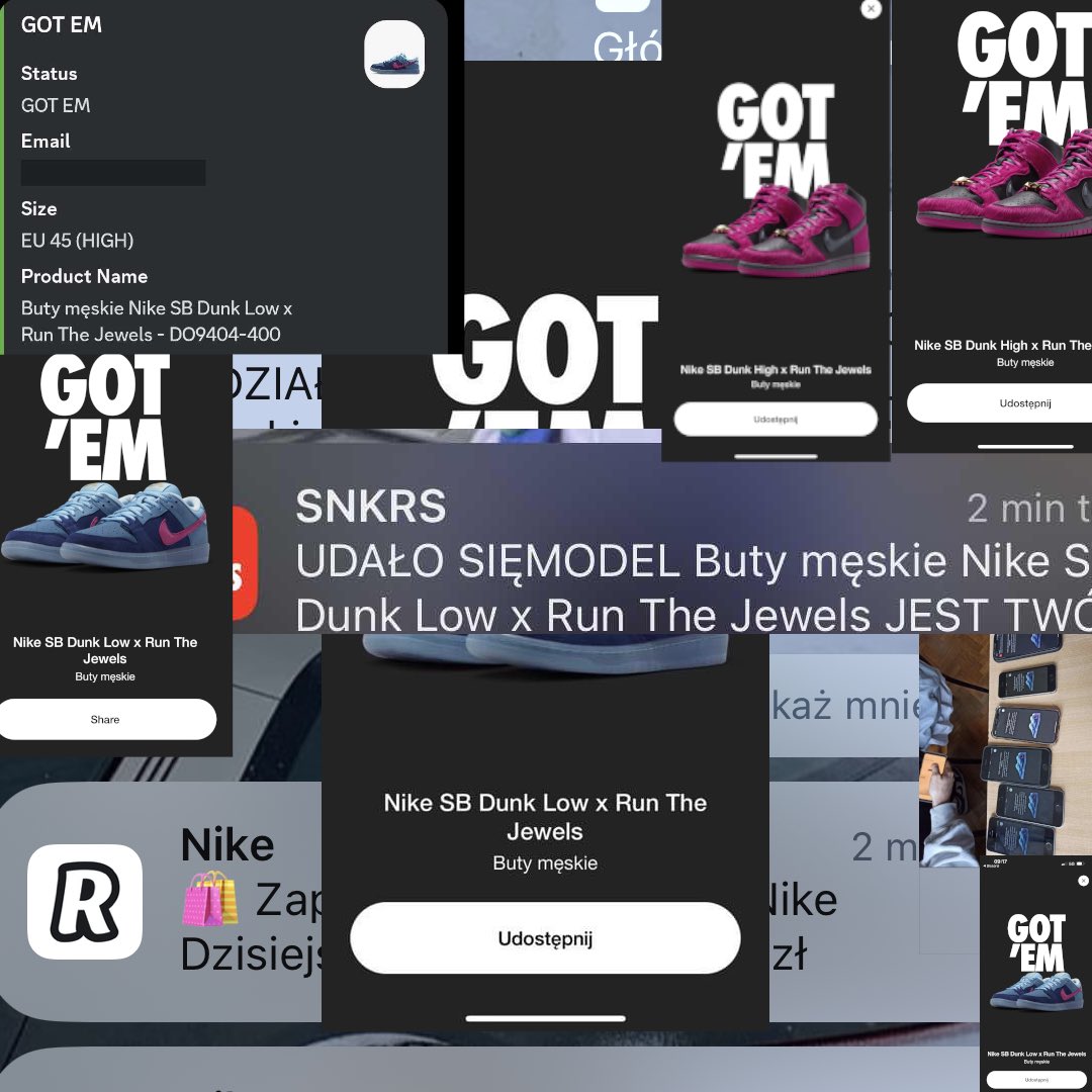 dropempl's tweet photo. W or L? 

#stockpairs #nikeinfo #infonike #dropnike #snkrsapp #runthejewels #runthejewelsnikesbdunklow #nikesb #nike #sbdunk #sbdunklow #nikertj #nikejewels https://t.co/BQTecgK3si