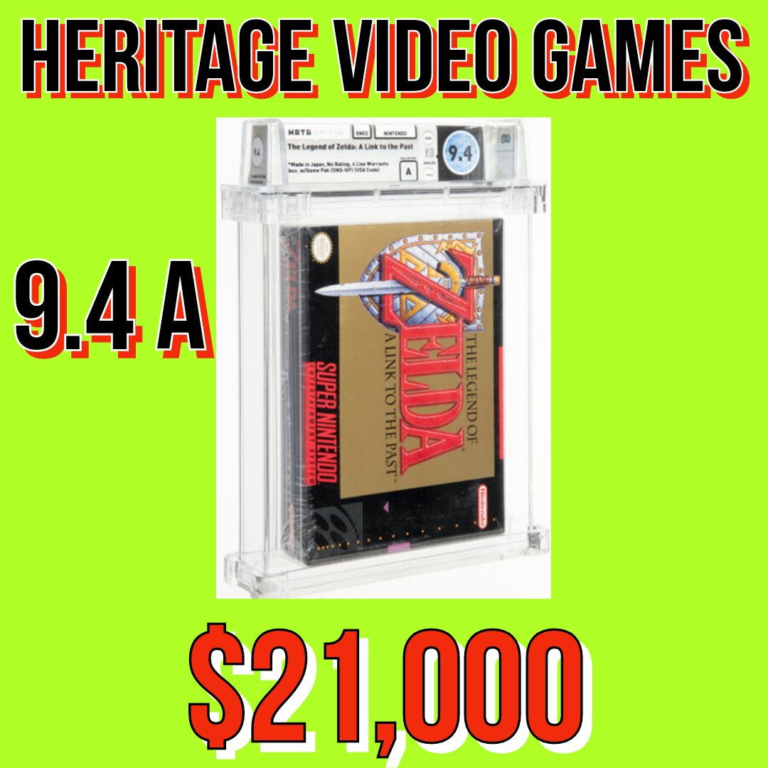 HighEndCNews's tweet photo. This game sold for $21,000 on 4/18 at @heritagevideogames ๐ฅ๐ฅ๐ฅ๐ฅ๐๐ฅ๐คฏ๐คฏ๐คฏ๐คฏ๐คฏ๐คฏ๐คฏ
#watagames #sealedvhs #heritageauctions #vga #vgagraded #wata #sealedgames #sealedvideogames #sealedvideogamecollector #eminem #cgcvideogames #cgccomics #gradedvideogame #supernintendo https://t.co/jZBBLwTIm2