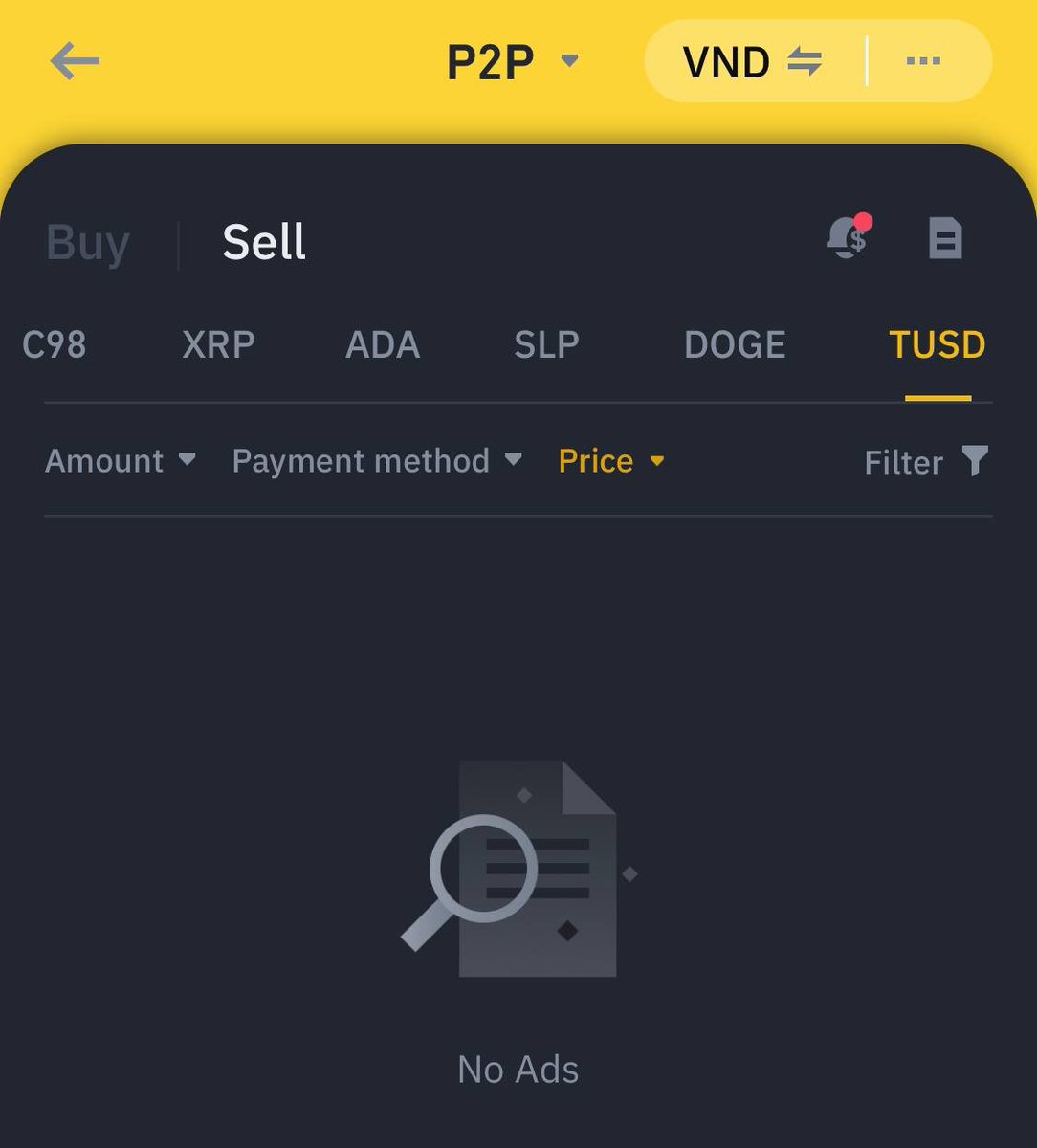TuanNguyen_6789's tweet photo. Binance thông báo thêm P2P $TUSD cho thị trường Việt Nam.

AE sướng nhé được A trai chăm sóc tận tình. https://t.co/wVxUAfUjSF