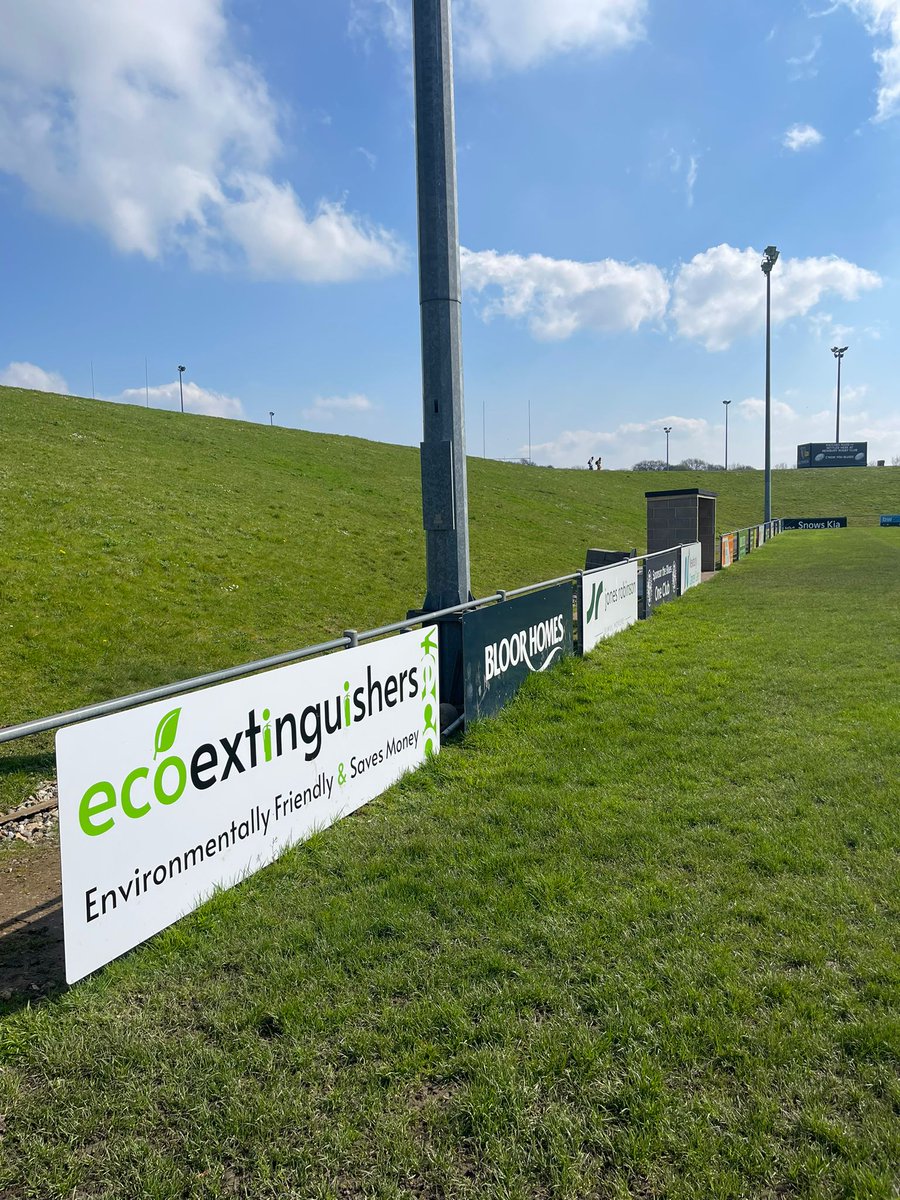 Check out our new #sponsorship boards at our local #rugbyclub🏉

#supportlocal #firesafety #Rugby #ecoextinguishers