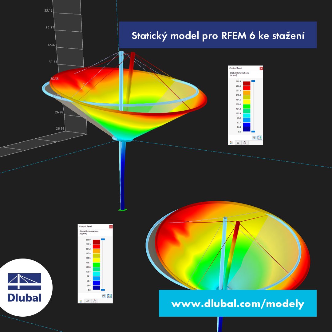 dlubal_cz's tweet image. 🔔 Trychtýřová stříška | Statický model pro RFEM 6 ke stažení

👉 dlubal.com/cs/stahovani-a…

#MembranoveKonstrukce #TextilniKonstrukce #FormFinding #Strih #StrihovyVzor #Dlubal #DlubalSoftware #RFEM #RSTAB #StatikaStaveb #StatickyVypocet #Statika #SoftwareProStatickeVypocty #BIM