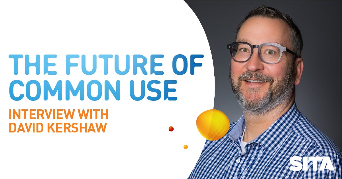 SITAonline's tweet photo. We interviewed David Kershaw, SITA’s Director of Passenger Solution Specialists, to hear his vision for the future of common use – with SITA.

Read our interview with SITA’s David Kershaw https://t.co/DNtoeLph53 
#FutureOfCommonUse #PassengerProcessing #SmartMobile https://t.co/zkmvj0Qlau
