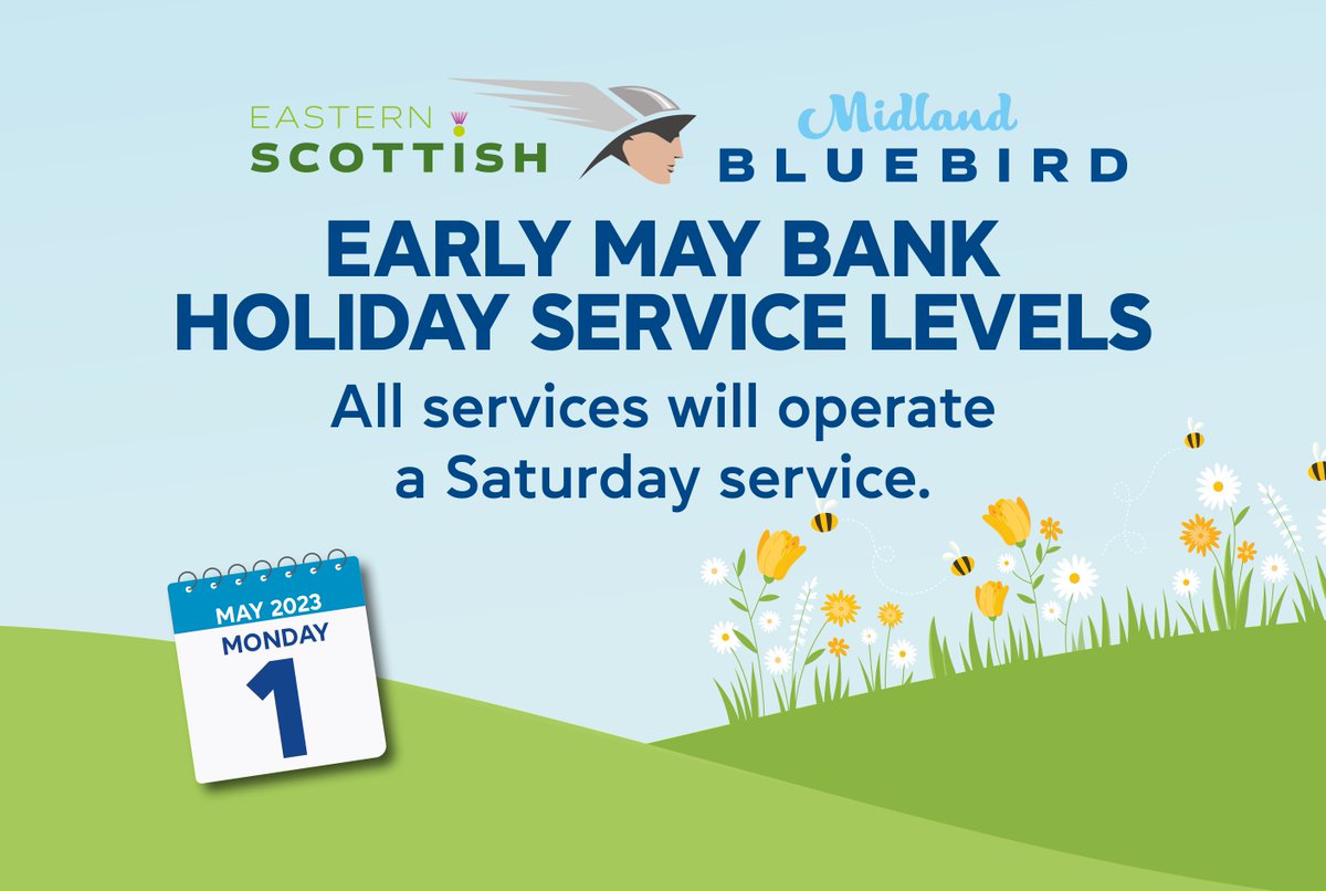 MidBluebird's tweet photo. ❗ Early May Bank Holiday Service Levels https://t.co/4m3OWQwyEj