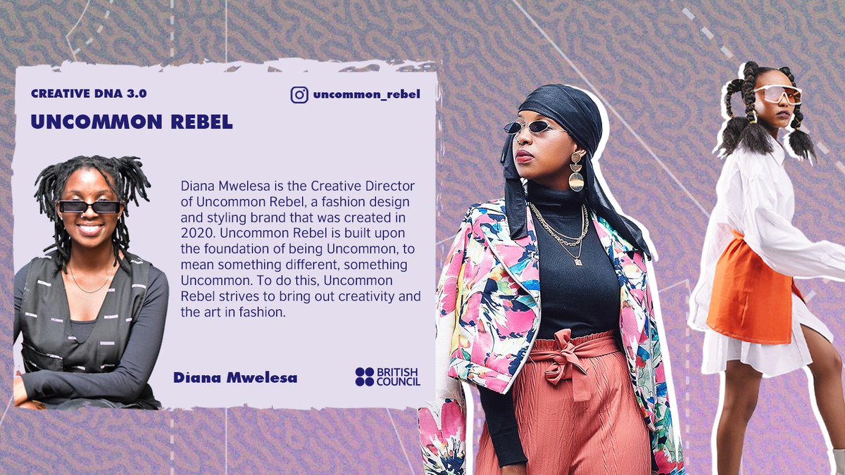 ke_British's tweet photo. Discover Diana Mwelesa, a law student and creative director of Uncommon Rebel, advocating for creators to protect their interests. Proud to support Diana Mwelesa in the Creative DNA 3.0 Programme. #CreativeDNA3.0 #CreativeDNAKenya #CreativeDNA #eastafricaarts https://t.co/DpP05UI3ot